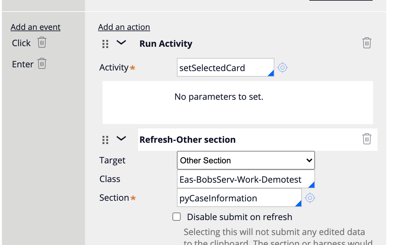 How to Implement a card layout with details and avoid business logic in